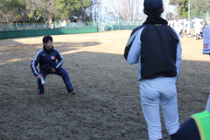 野球教室④