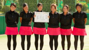 女子団体 準優勝（履正社医療スポーツ専門学校）