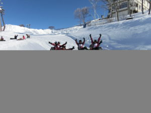 どうですか！！この白銀の世界